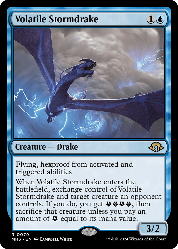 Volatile Stormdrake [Modern Horizons 3] | Nerdhalla Games