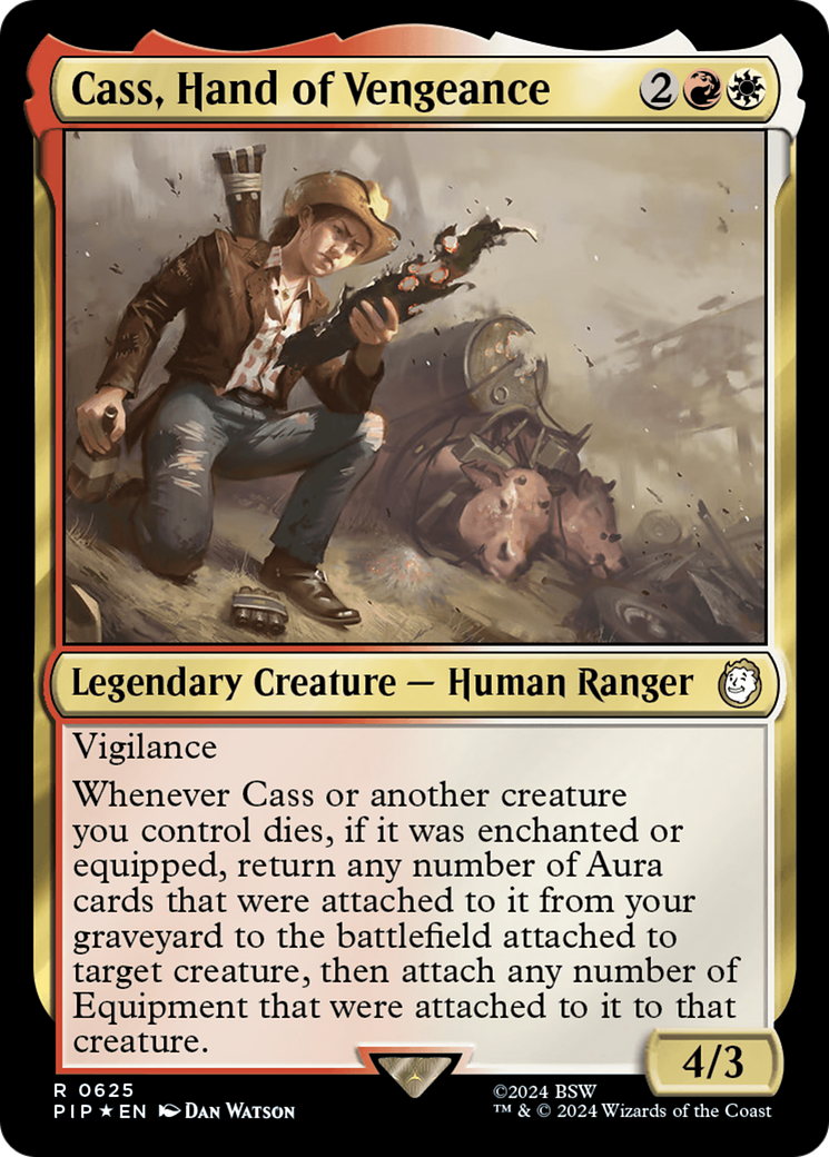 Cass, Hand of Vengeance (Surge Foil) [Fallout] | Nerdhalla Games