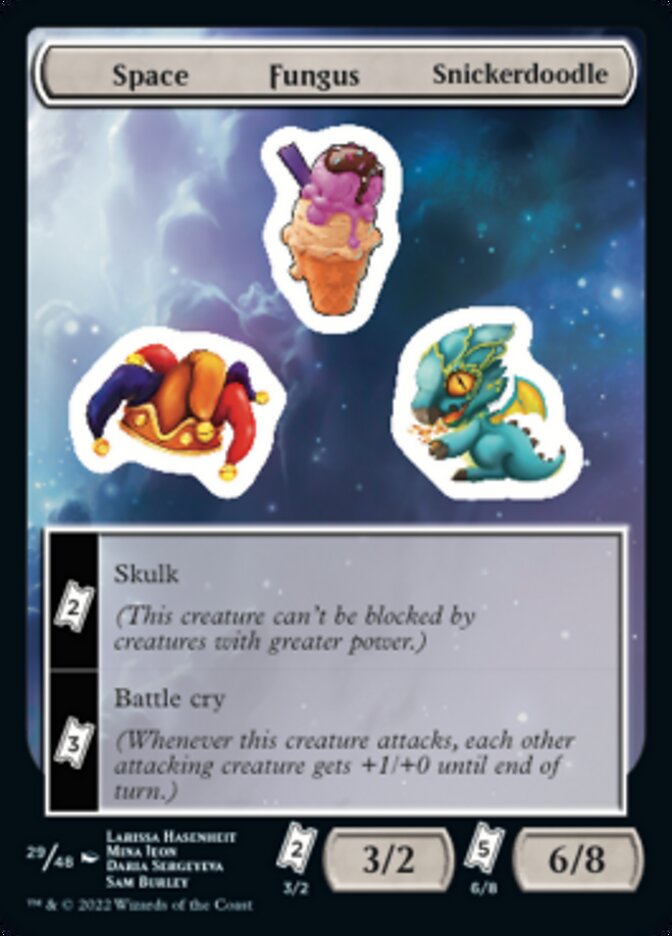 Space Fungus Snickerdoodle [Unfinity Stickers] | Nerdhalla Games