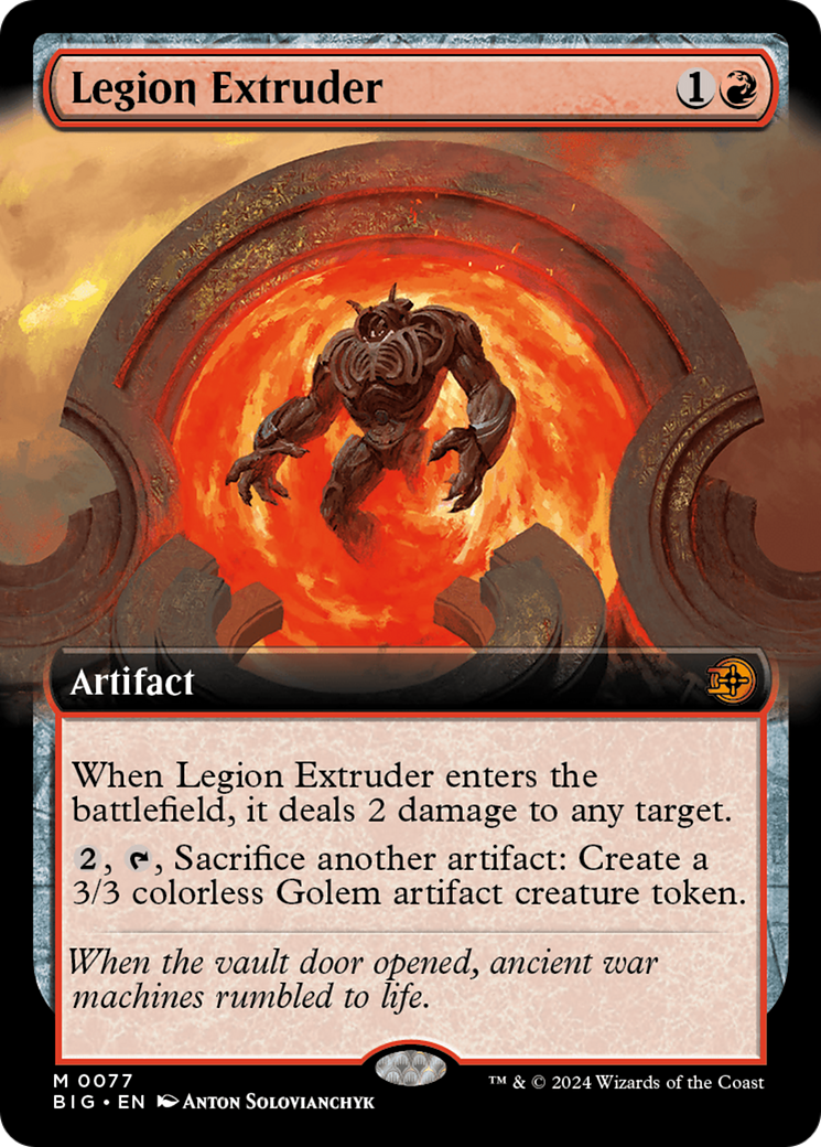 Legion Extruder (Extended Art) [Outlaws of Thunder Junction: The Big Score] | Nerdhalla Games