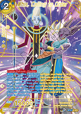 Whis, Calling to Order (SPR) (BT16-131) [Realm of the Gods] | Nerdhalla Games