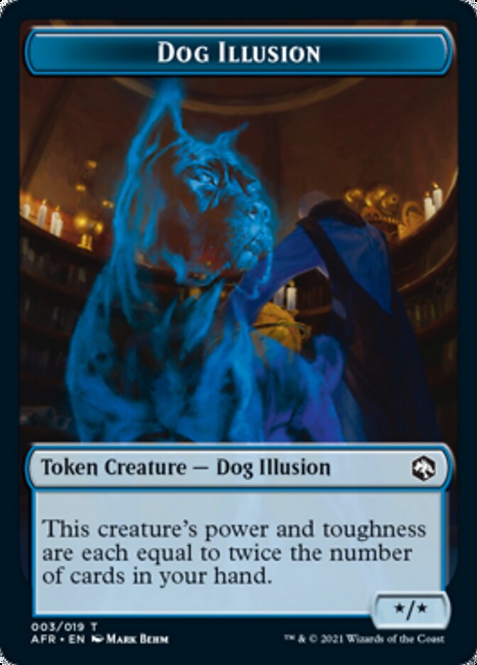 Dog Illusion // Vecna Double-Sided Token [Dungeons & Dragons: Adventures in the Forgotten Realms Tokens] | Nerdhalla Games