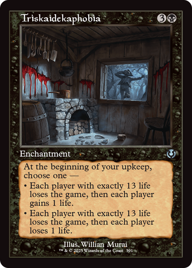 Triskaidekaphobia (Retro Frame) [Innistrad Remastered] | Nerdhalla Games