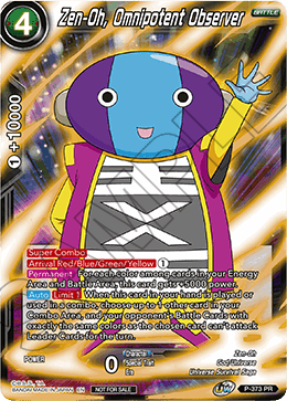 Zen-Oh, Omnipotent Observer (Unison Warrior Series Boost Tournament Pack Vol. 7) (P-373) [Tournament Promotion Cards] | Nerdhalla Games