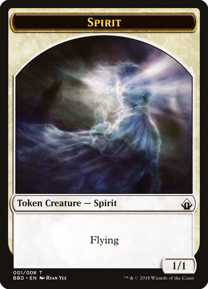 Spirit Token [Battlebond Tokens] | Nerdhalla Games