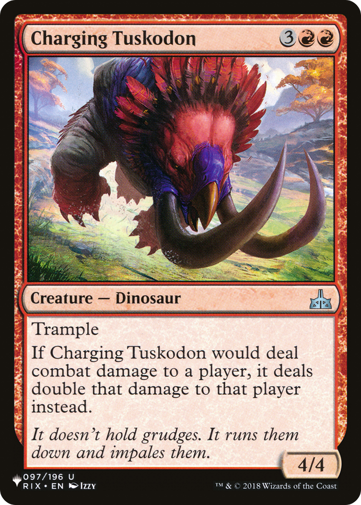 Charging Tuskodon [The List] | Nerdhalla Games