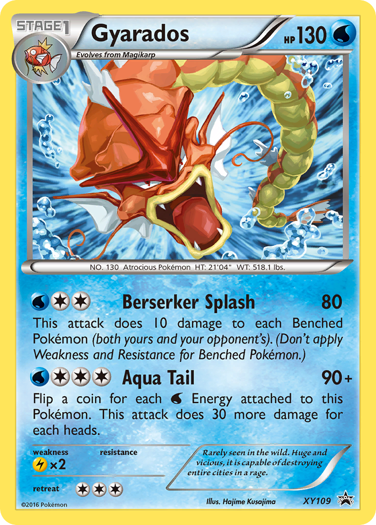 Gyarados (XY109) [XY: Black Star Promos] | Nerdhalla Games