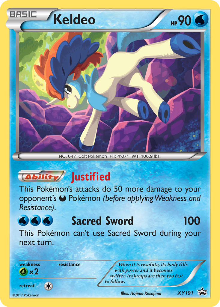 Keldeo (XY191) [XY: Black Star Promos] | Nerdhalla Games