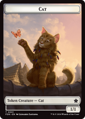 Cat (0001) // Cat (0002) Doubled-Sided Token [Foundations Tokens] | Nerdhalla Games