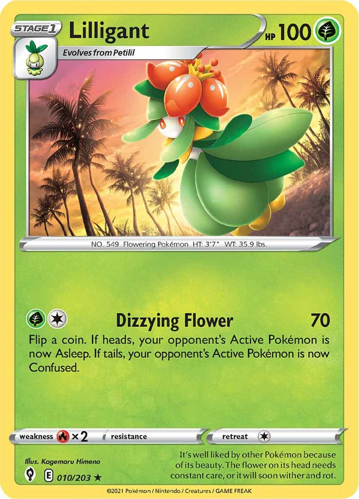 Lilligant (010/203) [Sword & Shield: Evolving Skies] | Nerdhalla Games