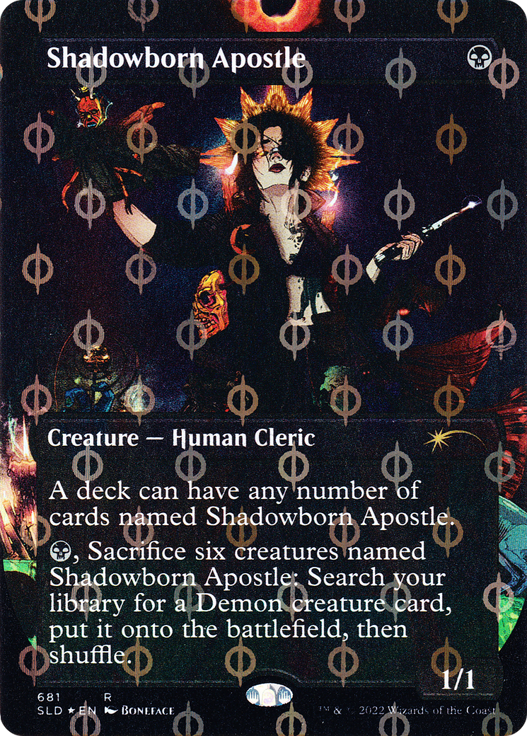 Shadowborn Apostle (681) (Step-and-Compleat Foil) [Secret Lair Drop Promos] | Nerdhalla Games