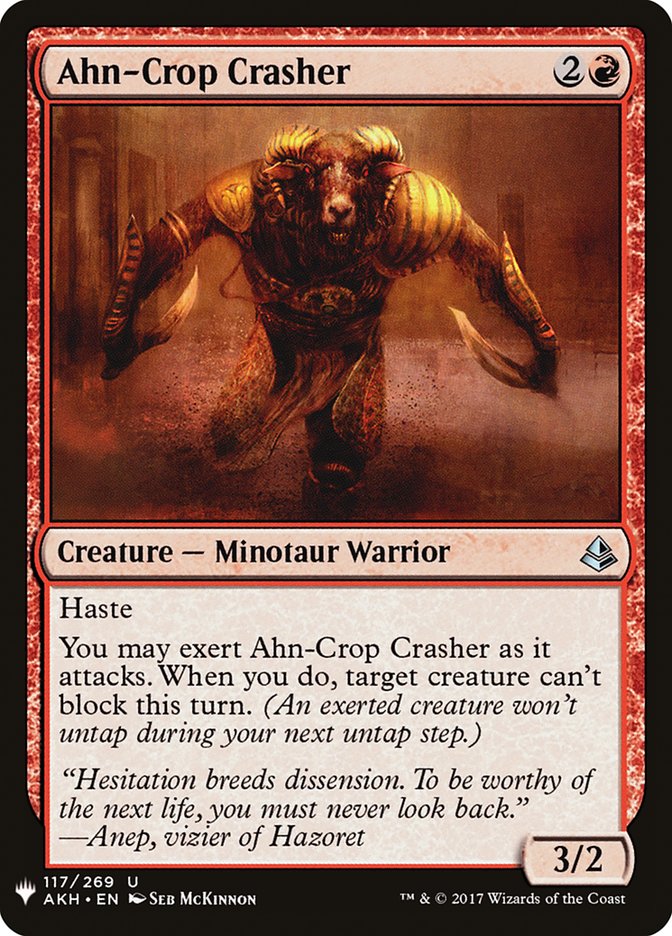 Ahn-Crop Crasher [Mystery Booster] | Nerdhalla Games