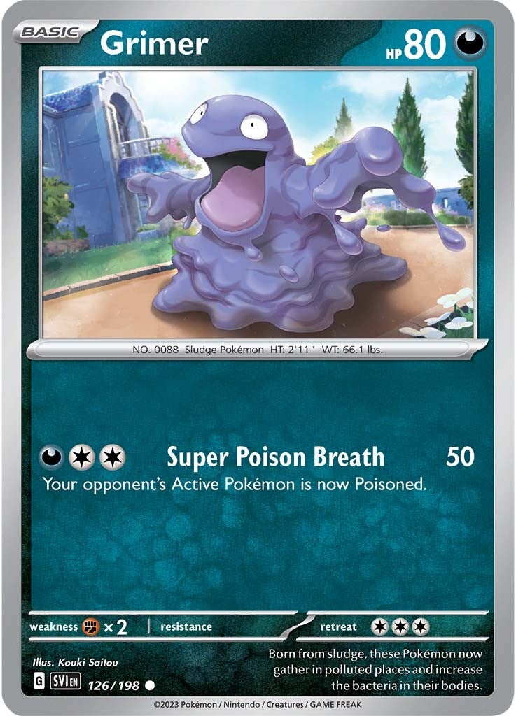 Grimer (126/198) [Scarlet & Violet: Base Set] | Nerdhalla Games