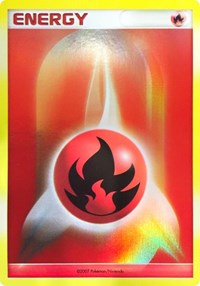 Fire Energy (2007 2008 League Promo) [League & Championship Cards] | Nerdhalla Games