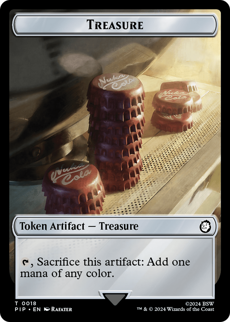 Treasure (018) // Wasteland Double-Sided Token [Fallout Tokens] | Nerdhalla Games