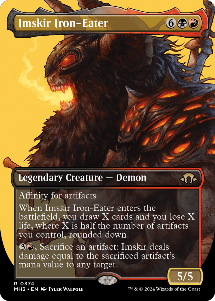 Imskir Iron-Eater (Borderless) [Modern Horizons 3] | Nerdhalla Games