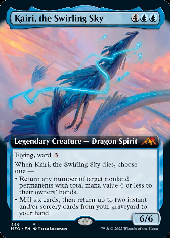 Kairi, the Swirling Sky (Extended Art) [Kamigawa: Neon Dynasty] | Nerdhalla Games