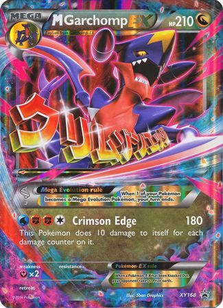 M Garchomp EX (XY168) (Jumbo Card) [XY: Black Star Promos] | Nerdhalla Games