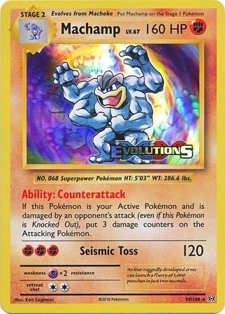 Machamp (59/108) (XY Evolutions Prerelease) [XY: Black Star Promos] | Nerdhalla Games