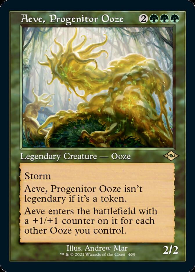 Aeve, Progenitor Ooze (Retro Foil Etched) [Modern Horizons 2] | Nerdhalla Games