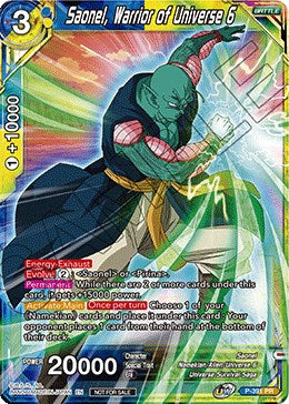 Saonel, Warrior of Universe 6 (Tournament Pack Vol. 8) (P-391) [Tournament Promotion Cards] | Nerdhalla Games