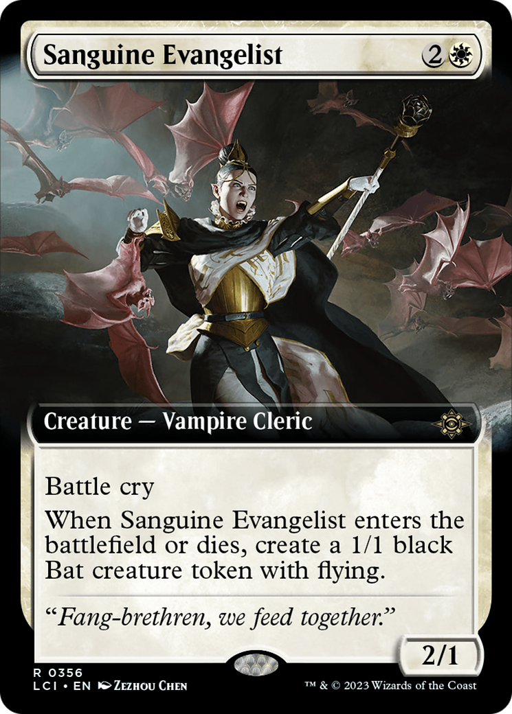 Sanguine Evangelist (Extended Art) [The Lost Caverns of Ixalan] | Nerdhalla Games