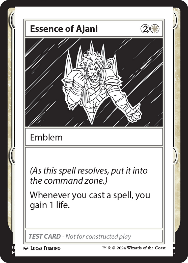 Essence of Ajani [Mystery Booster 2 Playtest Cards] | Nerdhalla Games