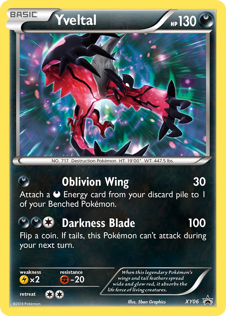 Yveltal (XY06) [XY: Black Star Promos] | Nerdhalla Games