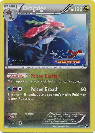 Dragalge (XY10) (Staff) [XY: Black Star Promos] | Nerdhalla Games