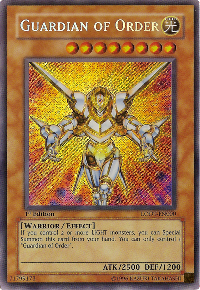 Guardian of Order [LODT-EN000] Secret Rare | Nerdhalla Games