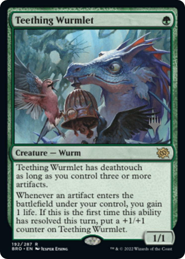 Teething Wurmlet (Promo Pack) [The Brothers' War Promos] | Nerdhalla Games