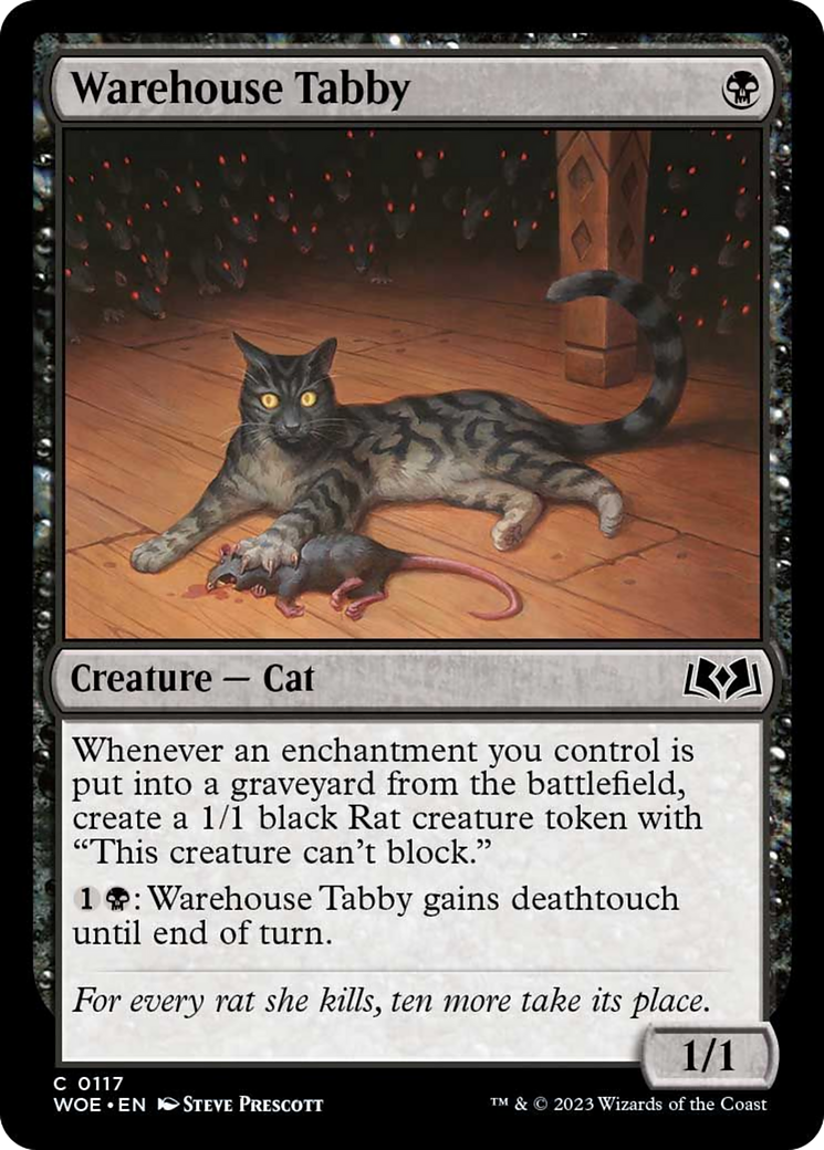 Warehouse Tabby [Wilds of Eldraine] | Nerdhalla Games