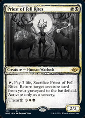 Priest of Fell Rites (Sketch) [Modern Horizons 2] | Nerdhalla Games