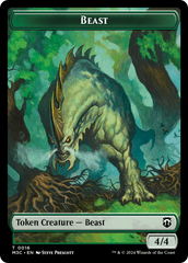 Elephant // Beast (0016) Double-Sided Token [Modern Horizons 3 Commander Tokens] | Nerdhalla Games