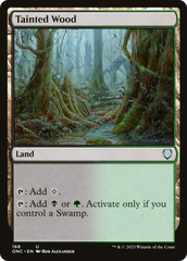 Tainted Wood [Phyrexia: All Will Be One Commander] | Nerdhalla Games