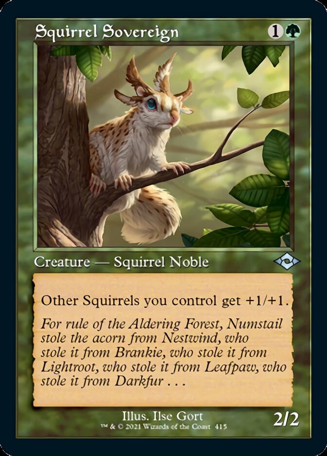 Squirrel Sovereign (Retro Foil Etched) [Modern Horizons 2] | Nerdhalla Games