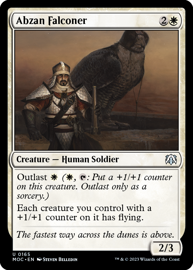 Abzan Falconer [March of the Machine Commander] | Nerdhalla Games