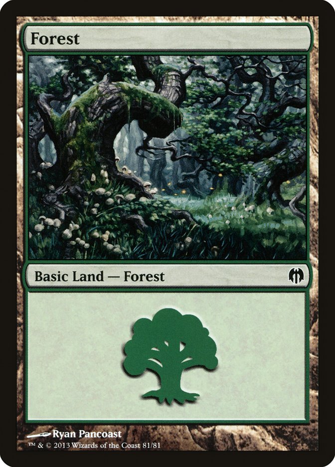 Forest (81) [Duel Decks: Heroes vs. Monsters] | Nerdhalla Games