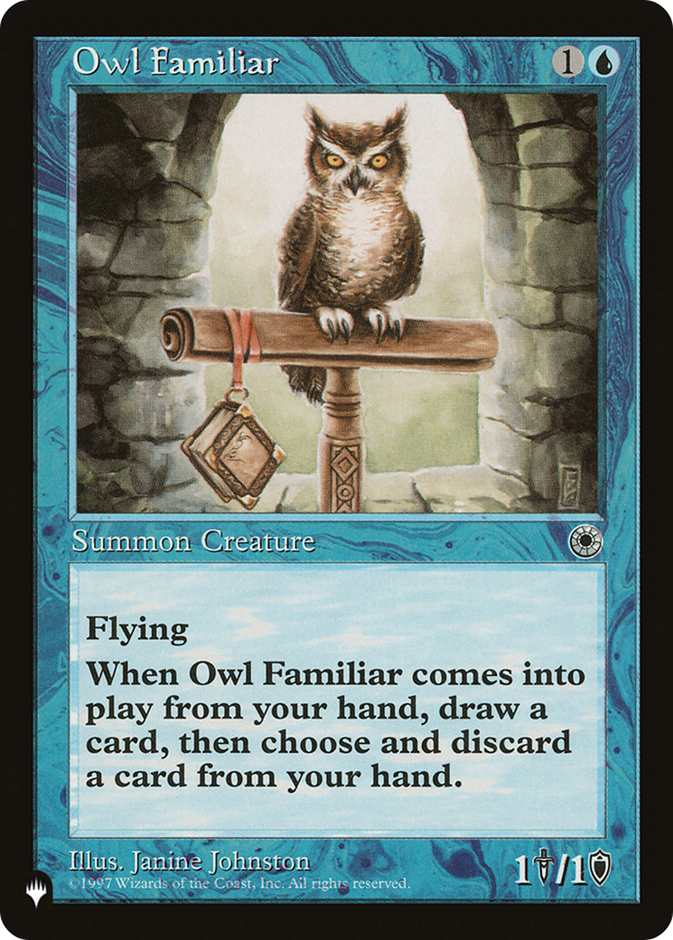 Owl Familiar [The List] | Nerdhalla Games