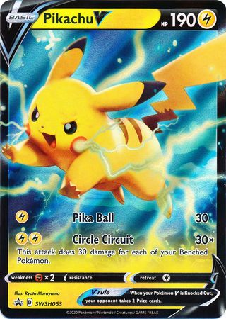 Pikachu V (SWSH063) [Sword & Shield: Black Star Promos] | Nerdhalla Games