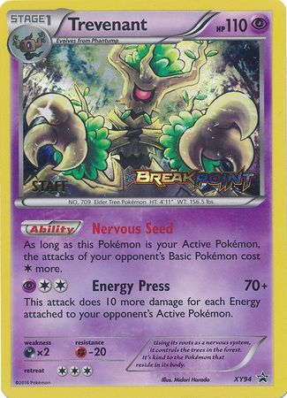 Trevenant (XY94) (Staff) [XY: Black Star Promos] | Nerdhalla Games