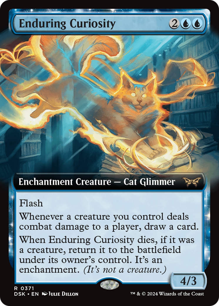 Enduring Curiosity (Extended Art) [Duskmourn: House of Horror] | Nerdhalla Games