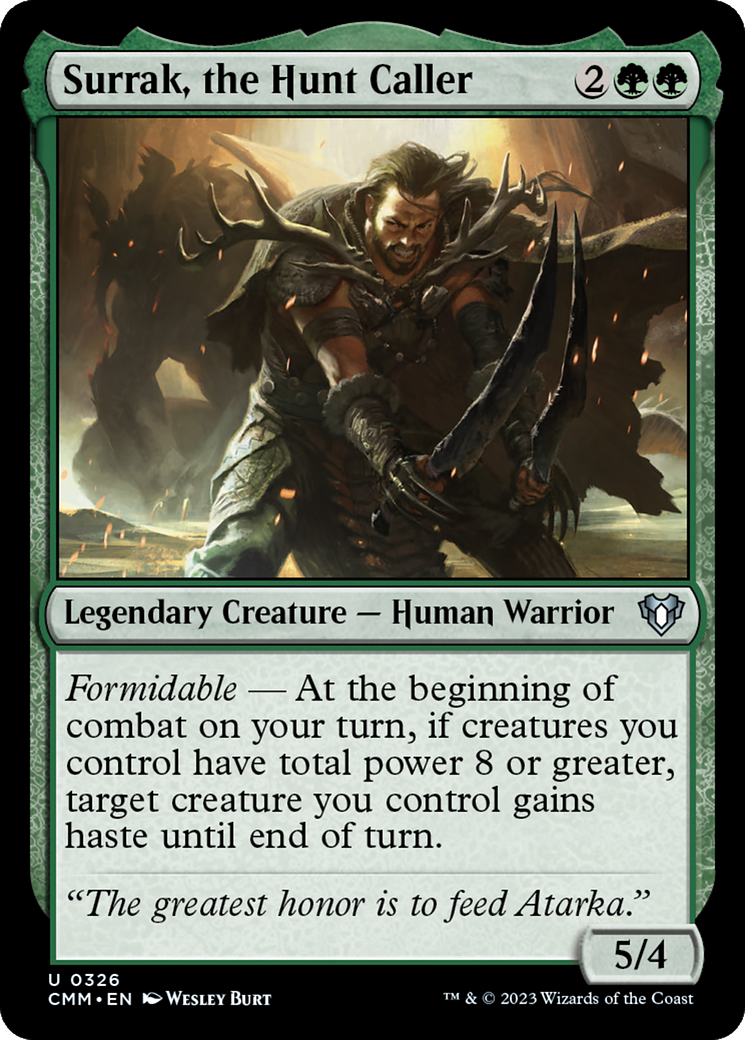 Surrak, the Hunt Caller [Commander Masters] | Nerdhalla Games