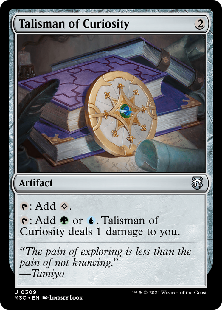 Talisman of Curiosity (Ripple Foil) [Modern Horizons 3 Commander] | Nerdhalla Games