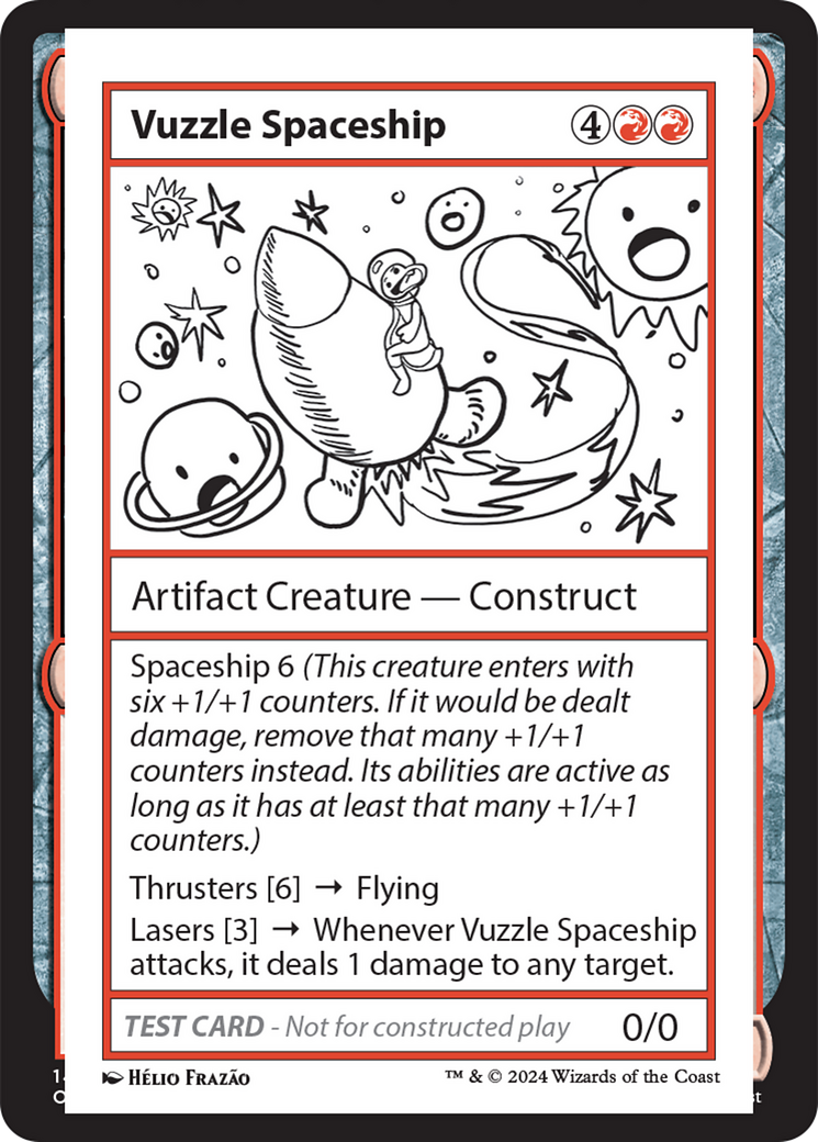 Vuzzle Spaceship [Mystery Booster 2 Playtest Cards] | Nerdhalla Games