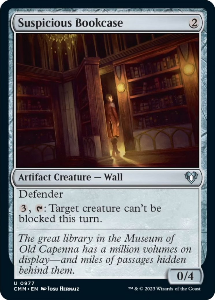 Suspicious Bookcase [Commander Masters] | Nerdhalla Games