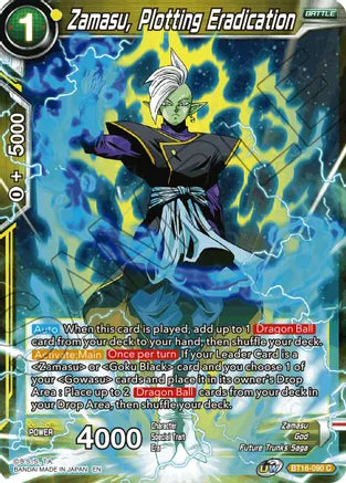 Zamasu, Plotting Eradication (BT16-090) [Realm of the Gods] | Nerdhalla Games