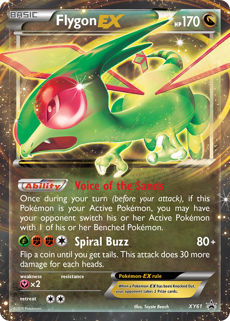 Flygon EX (XY61) [XY: Black Star Promos] | Nerdhalla Games