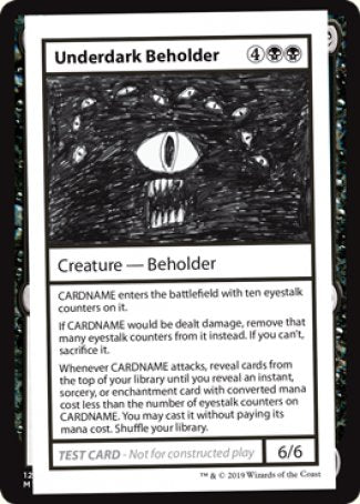 Underdark Beholder (2021 Edition) [Mystery Booster Playtest Cards] | Nerdhalla Games