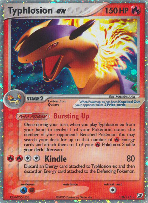 Typhlosion ex (110/115) [EX: Unseen Forces] | Nerdhalla Games